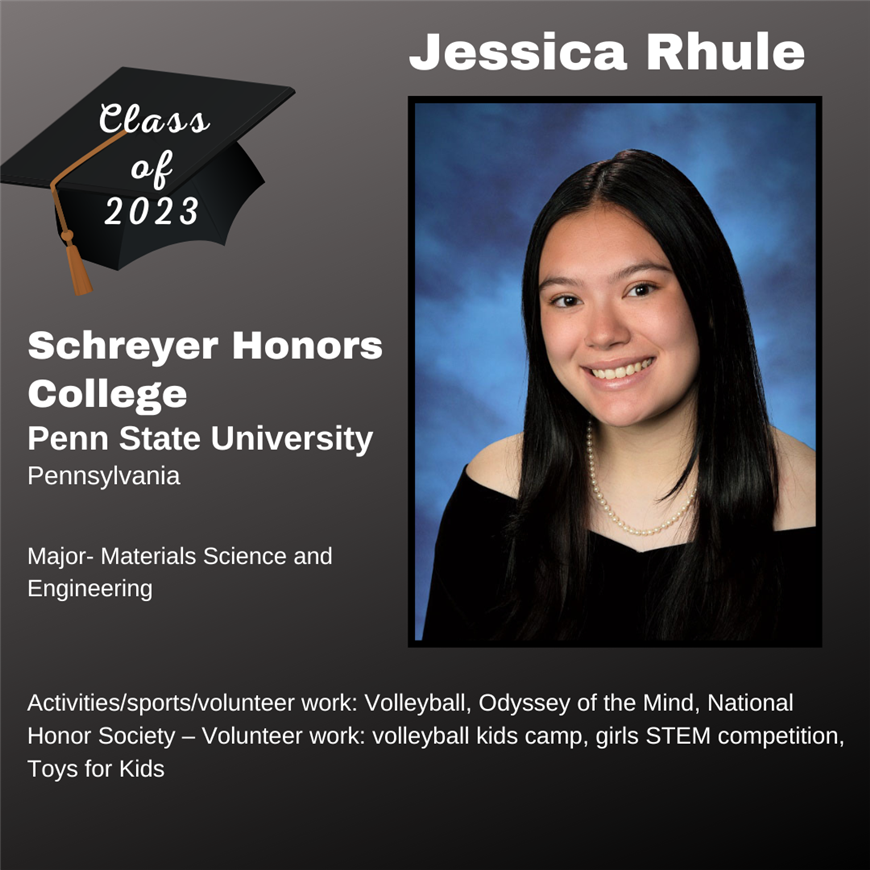 Top 25 Grad, Jessica Rhule